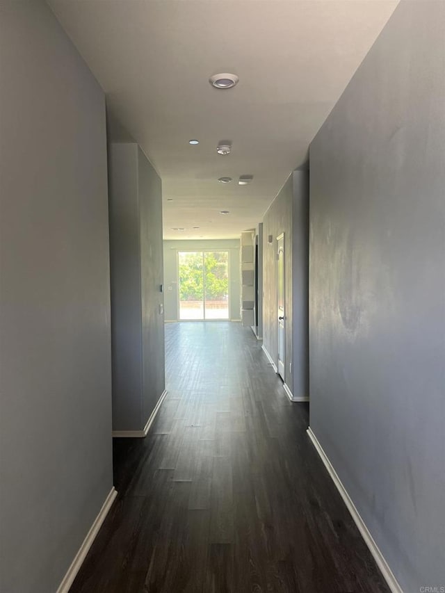 32323 Roman Warren Way, Winchester, CA 92596 - hall featuring baseboards and dark wood-type flooring