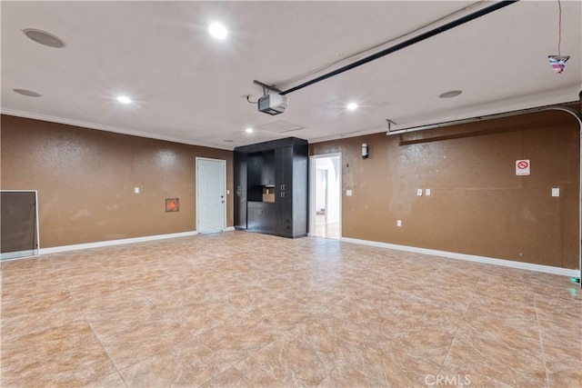5071 Bushnell Ave, Riverside, CA 92505 - garage featuring recessed lighting and a garage door opener