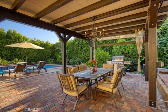 1321 Virginia Ave, Glendale, CA 91202 - view of patio / terrace with outdoor dining area and area for grilling