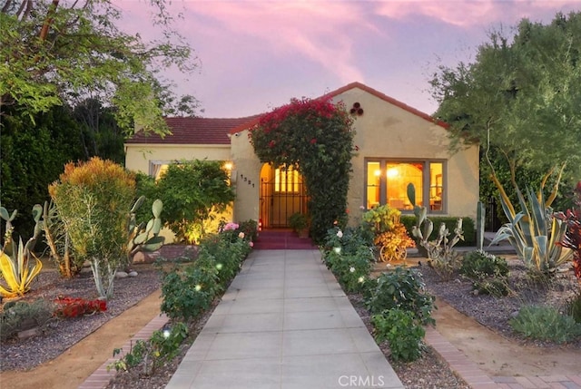 1321 Virginia Ave, Glendale, CA 91202 - mediterranean / spanish-style house with stucco siding and a tiled roof