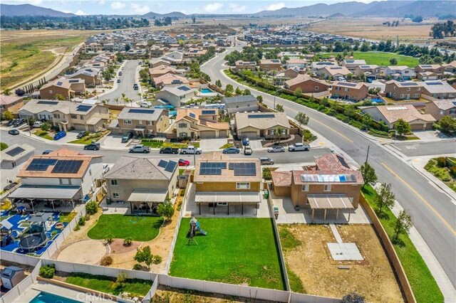 29377 Wyatt Earp Way, Winchester, CA 92596 - aerial view of residential area featuring a mountain backdrop
