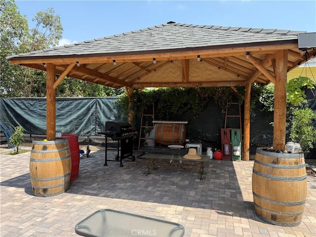 6867 Weaver St, Riverside, CA 92504 - view of patio with a gazebo and area for grilling