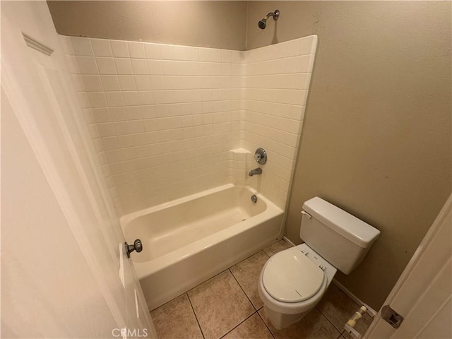 9757 Edenbrook Dr, Riverside, CA 92503 - bathroom with toilet, shower / bathtub combination, and tile patterned floors