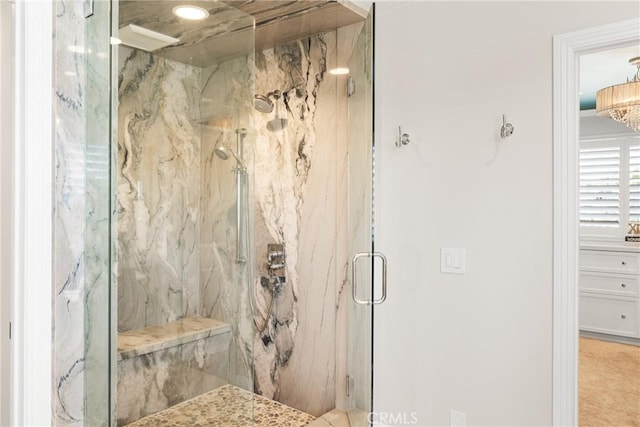 6021 Saddletree Ln, Yorba Linda, CA 92886 - full bathroom featuring a marble finish shower