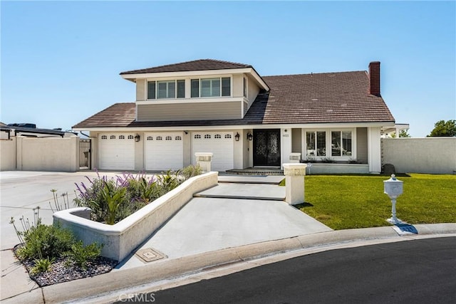 6021 Saddletree Ln, Yorba Linda, CA 92886 - traditional-style home featuring driveway and a garage