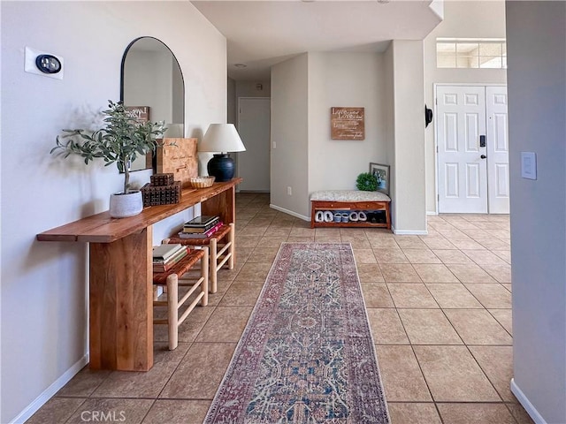 795 Donatello Dr, Corona, CA 92882 - hall with tile patterned flooring