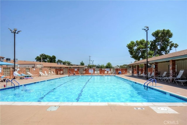 26769 Cherry Hills Blvd, Menifee, CA 92586 - community pool featuring a patio