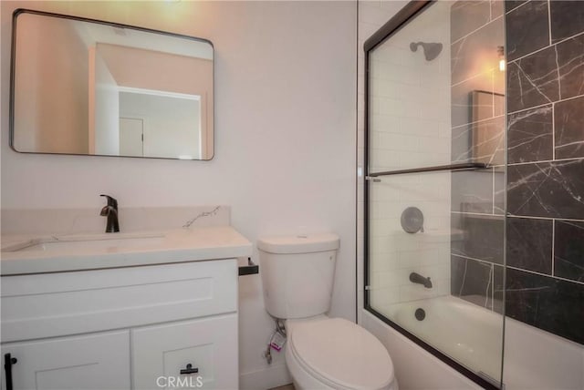 26769 Cherry Hills Blvd, Menifee, CA 92586 - full bath featuring toilet, vanity, and shower / bath combination with glass door