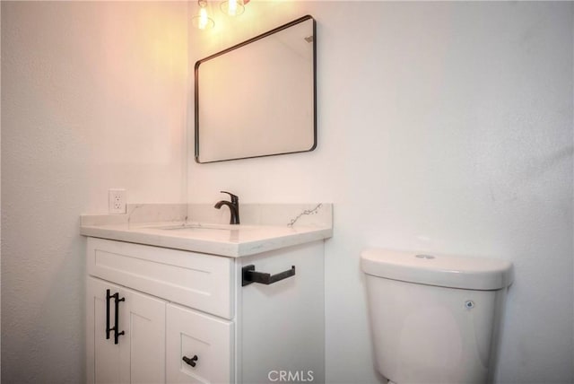 26769 Cherry Hills Blvd, Menifee, CA 92586 - half bathroom featuring vanity and toilet