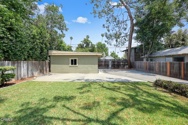 1920 Fletcher Ave, South Pasadena, CA 91030 - view of yard with a patio and an outbuilding