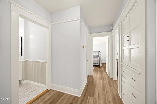 1920 Fletcher Ave, South Pasadena, CA 91030 - hallway with light wood-style flooring and baseboards