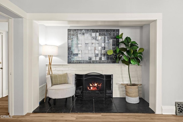 1920 Fletcher Ave, South Pasadena, CA 91030 - sitting room featuring wood finished floors and a fireplace