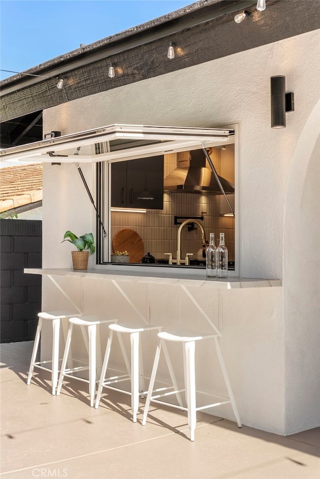19851 Malaga Ln, Yorba Linda, CA 92886 - exterior space featuring an outdoor bar