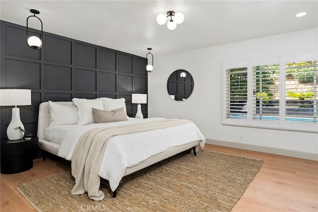 19851 Malaga Ln, Yorba Linda, CA 92886 - bedroom with wood finished floors and a decorative wall