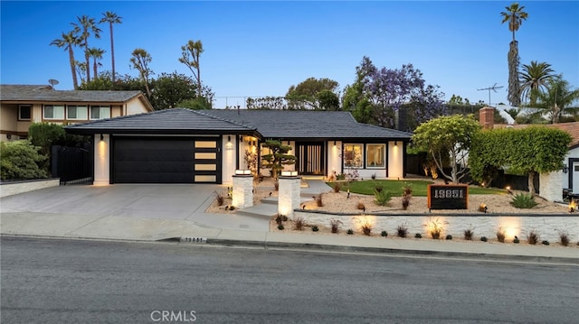 19851 Malaga Ln, Yorba Linda, CA 92886 - view of front of home featuring an attached garage and concrete driveway