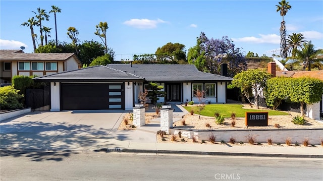19851 Malaga Ln, Yorba Linda, CA 92886 - view of front facade with a garage, driveway, and a front yard