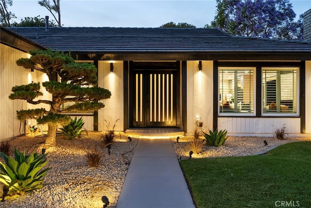 19851 Malaga Ln, Yorba Linda, CA 92886 - doorway to property featuring a porch