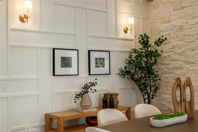 19851 Malaga Ln, Yorba Linda, CA 92886 - dining area view of a decorative wall