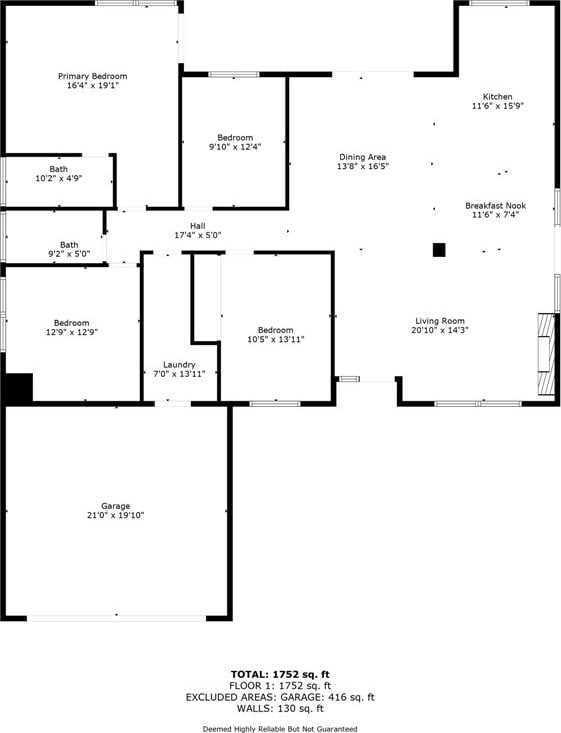 19851 Malaga Ln, Yorba Linda, CA 92886 - view of floor plan / room layout