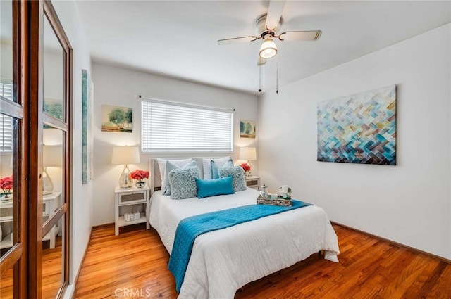 1206 W 187th Pl, Gardena, CA 90248 - bedroom featuring light wood finished floors and ceiling fan