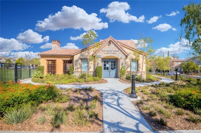 1123 Klose Ln, Fullerton, CA 92833 - view of front of property featuring stone siding, stucco siding, and a chimney