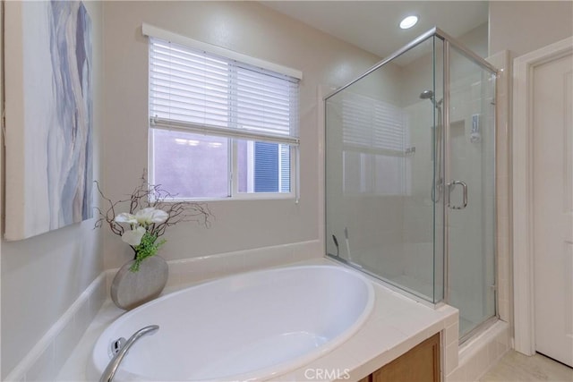 1123 Klose Ln, Fullerton, CA 92833 - bathroom featuring a stall shower and a garden tub