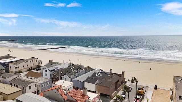 3012 W Oceanfront, Newport Beach, CA 92663 - aerial perspective of suburban area featuring expansive beach