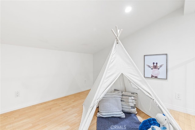 3012 W Oceanfront, Newport Beach, CA 92663 - recreation room featuring wood finished floors and recessed lighting
