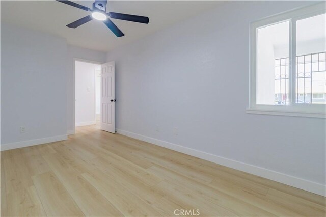 25411 Cottage Ave, Loma Linda, CA 92354 - unfurnished room with wood finished floors and a ceiling fan
