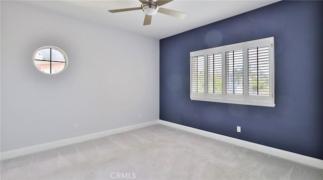 2431 Elizabeth Ct, Upland, CA 91784 - carpeted empty room featuring ceiling fan and baseboards