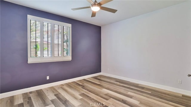 2431 Elizabeth Ct, Upland, CA 91784 - unfurnished room featuring wood finished floors and ceiling fan