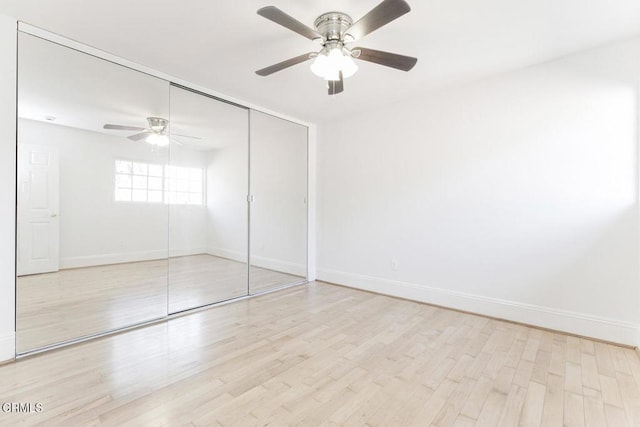 8857 Bluffdale Dr, Sun Valley, CA 91352 - unfurnished bedroom with wood finished floors, a closet, and ceiling fan