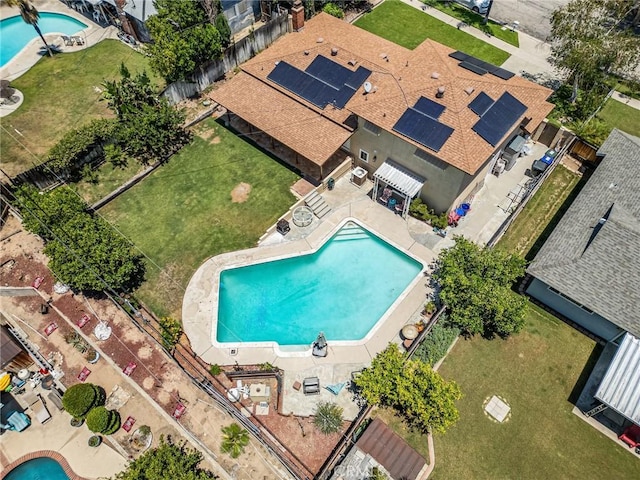 5644 Wadsworth Ave, Highland, CA 92346 - bird's eye view of a pool