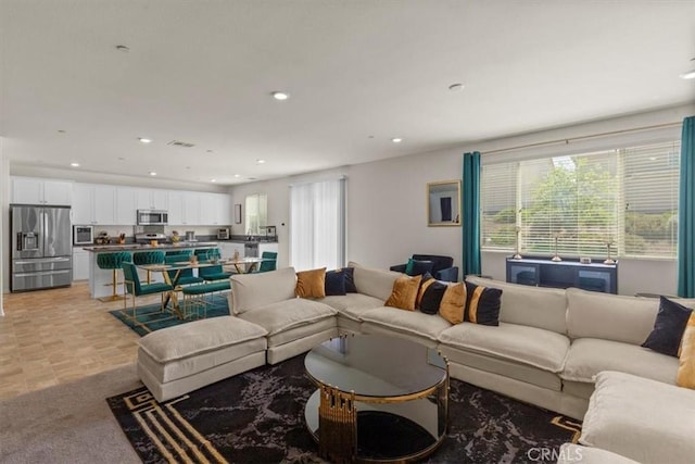 1023 Barberry Ln, Calimesa, CA 92320 - living area featuring recessed lighting