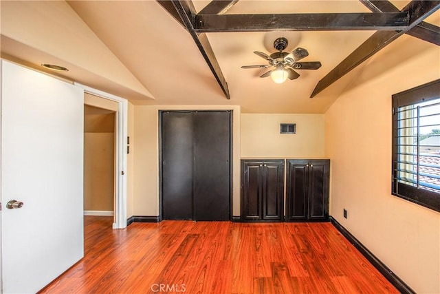 27470 Lakeview Dr, Helendale, CA 92342 - unfurnished bedroom featuring wood finished floors and baseboards