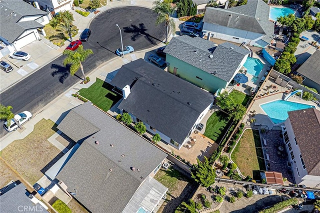 11591 Palawan St, Cypress, CA 90630 - aerial view of residential area with a pool area