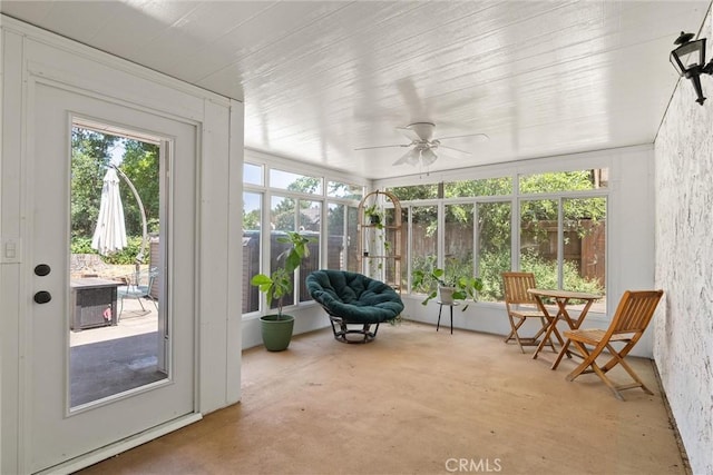3030 Silverbell Rd, Chico, CA 95973 - sunroom / solarium with concrete floors