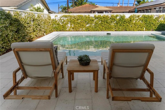 9363 Dinsdale St, Downey, CA 90240 - view of pool with a patio and a fenced backyard
