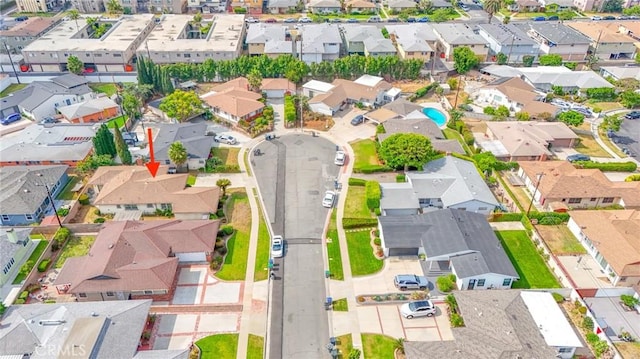 14012 S Wilkie Ave, Gardena, CA 90249 - aerial overview of property's location with nearby suburban area