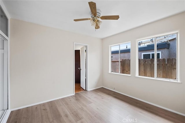 150 E 232nd St, Carson, CA 90745 - unfurnished bedroom with wood finished floors and a ceiling fan