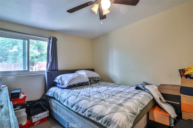 26737 Cypress St, Highland, CA 92346 - bedroom featuring carpet floors and a ceiling fan