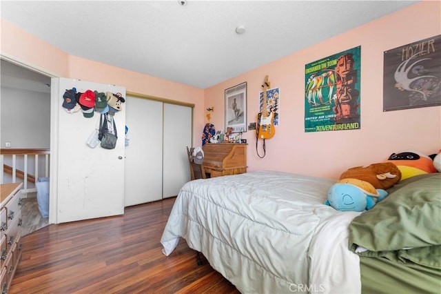 13519 Fremont St, Fontana, CA 92336 - bedroom featuring wood finished floors and a closet