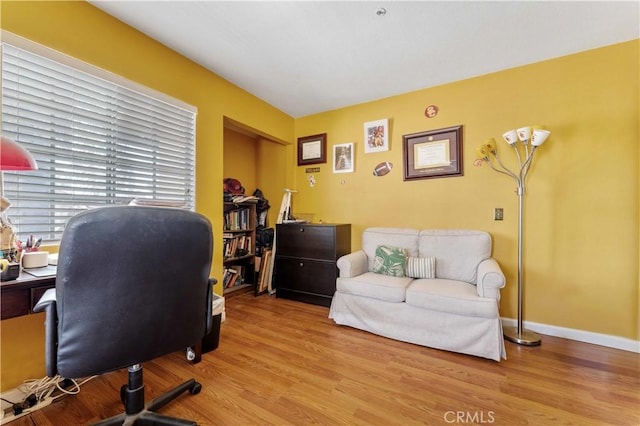 13519 Fremont St, Fontana, CA 92336 - office area with light wood finished floors