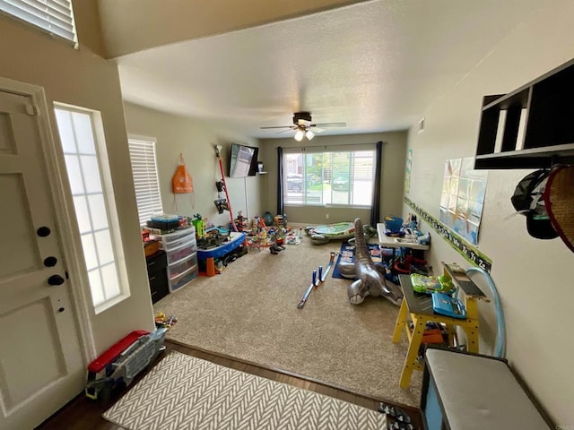 1917 Tecate, Escondido, CA 92029 - carpeted foyer featuring ceiling fan
