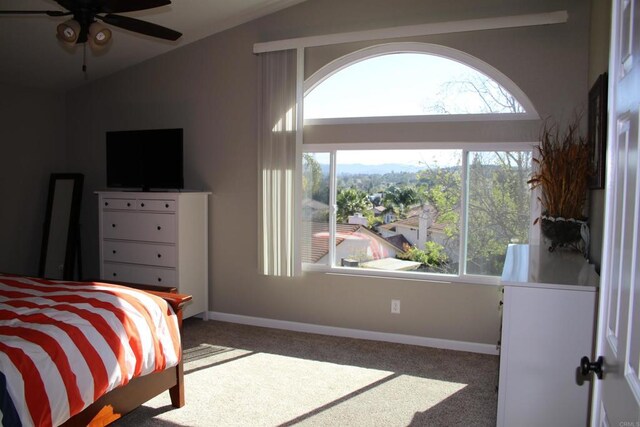 1917 Tecate, Escondido, CA 92029 - bedroom with lofted ceiling and carpet floors