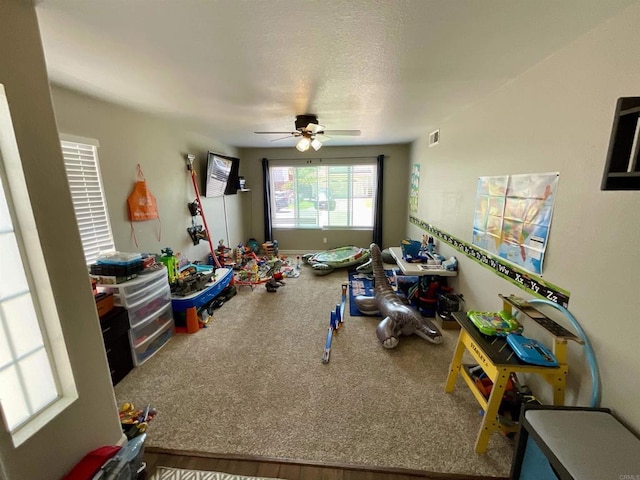 1917 Tecate, Escondido, CA 92029 - recreation room featuring carpet and a ceiling fan