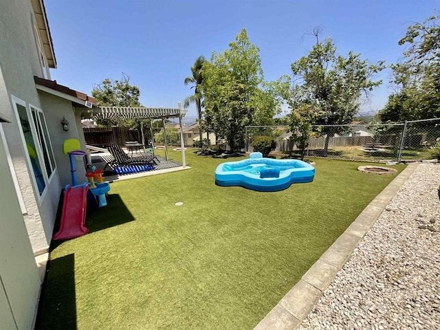1917 Tecate, Escondido, CA 92029 - view of yard featuring a pergola and a patio area