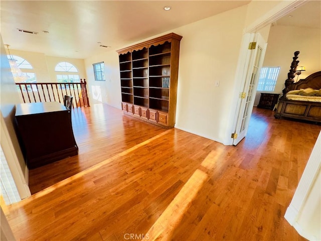 14542 Los Robles Ave, Hacienda Heights, CA 91745 - empty room featuring wood finished floors and recessed lighting