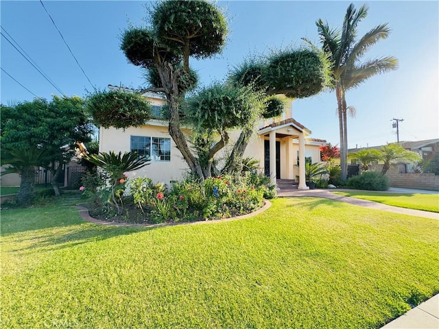 14542 Los Robles Ave, Hacienda Heights, CA 91745 - view of front of home featuring stucco siding and a front yard