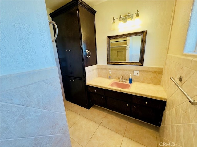 14542 Los Robles Ave, Hacienda Heights, CA 91745 - bathroom featuring vanity and tile patterned flooring